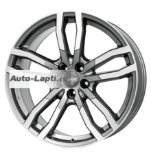 Alutec 9,5x21/5x112 ET53 D66,5 DriveX Metal Grey Front Polished